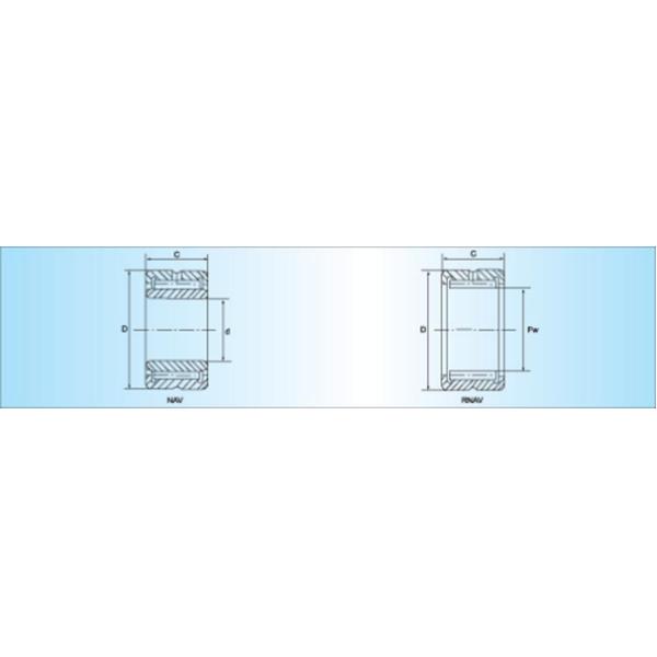 Full Complement Needle Roller Bearings NAV4005 NAV4005K With Inner Ring