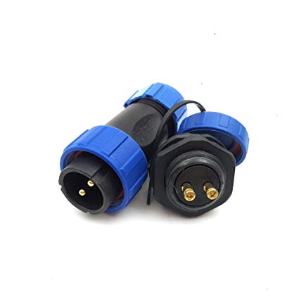 Aviation Plug Terminal Block Connector Panel Front Mount For Outdoor Lighting