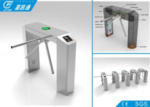 Quality Exit Waist Height Turnstile Lane Width 550 - 570mm , Turnstile Gate With Card Reader for sale