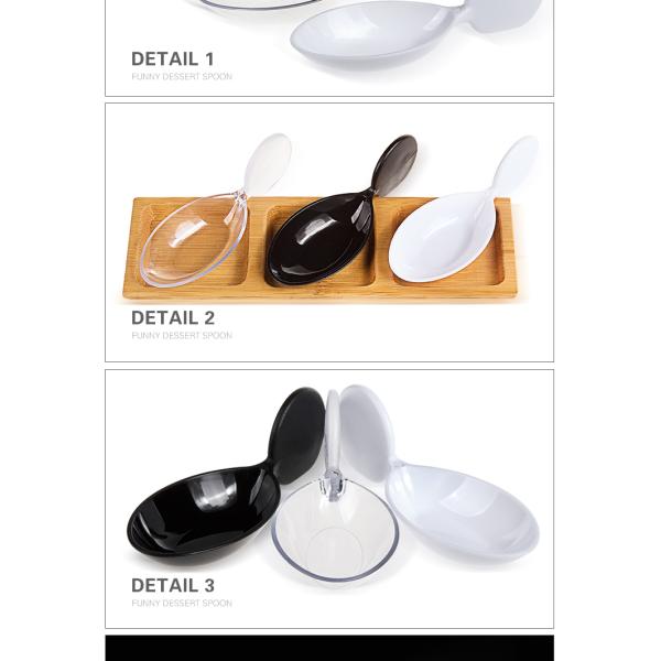 Gift items for 2019 new item creative design disposable plastic cartoon spoon