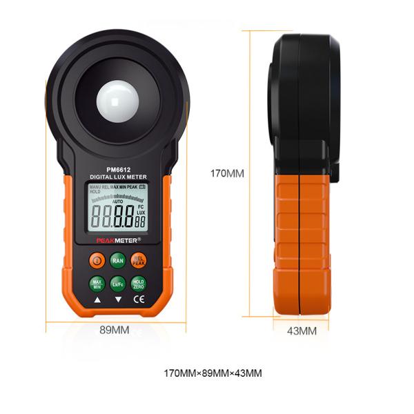 Auto Range And High Precision Digital Environmental Lux-Meter With 200,000 Spectra Tester