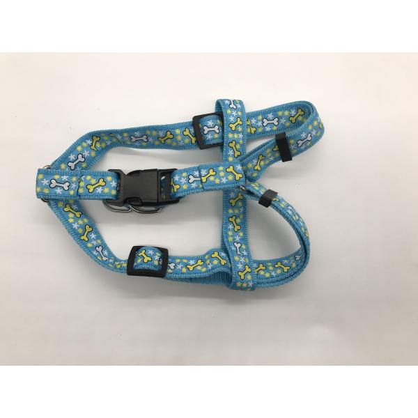 Customization Cute Nylon Material Dog Chest Harness 43cm - 52cm Size