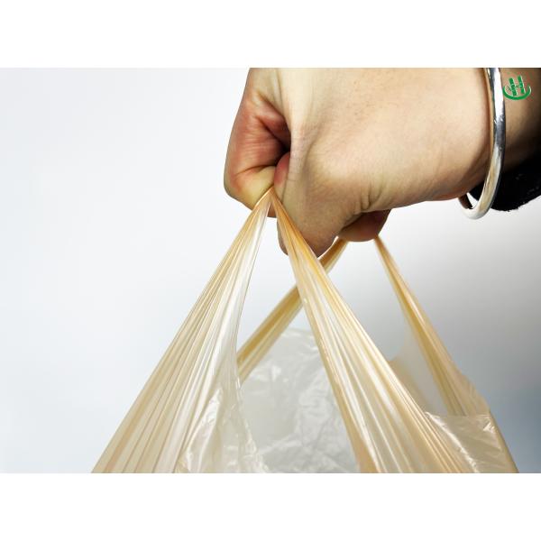 Breathable perforated bag for fruit and vegetable white transparent thickened plastic bag