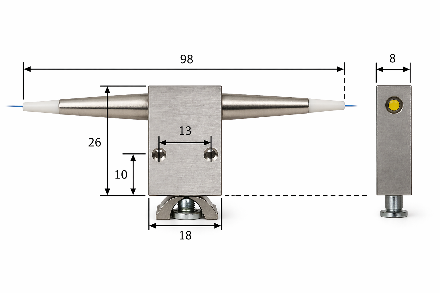 PM Variable Optical Attenuator (VOA), 1CH, 780–1550 nm