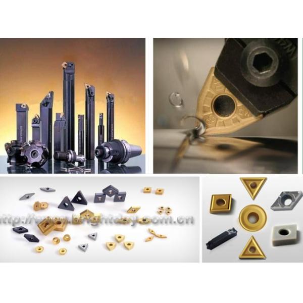 Smooth Surface Cemented Carbide Tool , High Hardness Tungsten Carbide Inserts