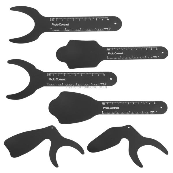 ISO 9001 2008 Certified Black Aluminum Magnesium Alloy Dental Contrast Board Perfectly Suited for Intraoral Photography