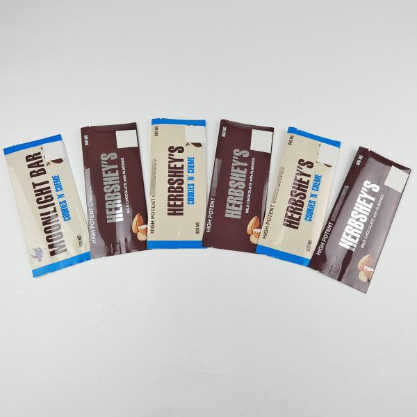 Custom Logo Back Sealed Bag Candy Gummies Seed Packaging Pouches