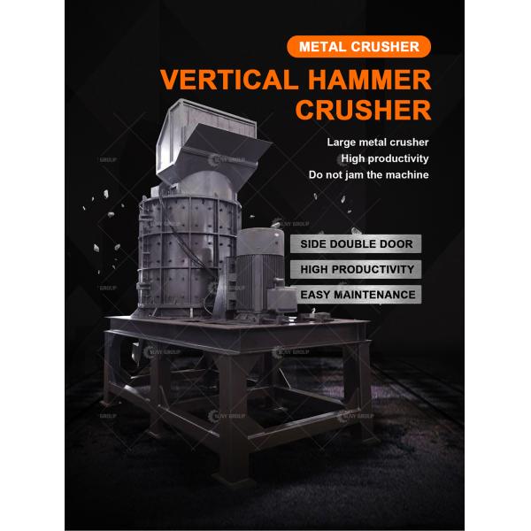 Metal Shredder Machine for Solid Waste Recycling 36pcs Hobs Rotating Diameter 1000mm