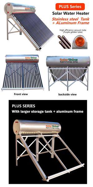 Stable Vacuum Tube Solar Water Heater , Non Pressurized Solar Water Heater