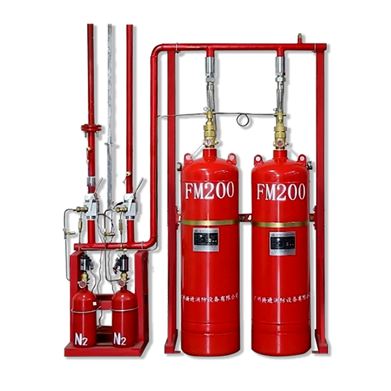 Ceiling Mounted FM200 Fire Suppression Unit - Space Saving Automatic Activation with 68℃ Activating Temperature