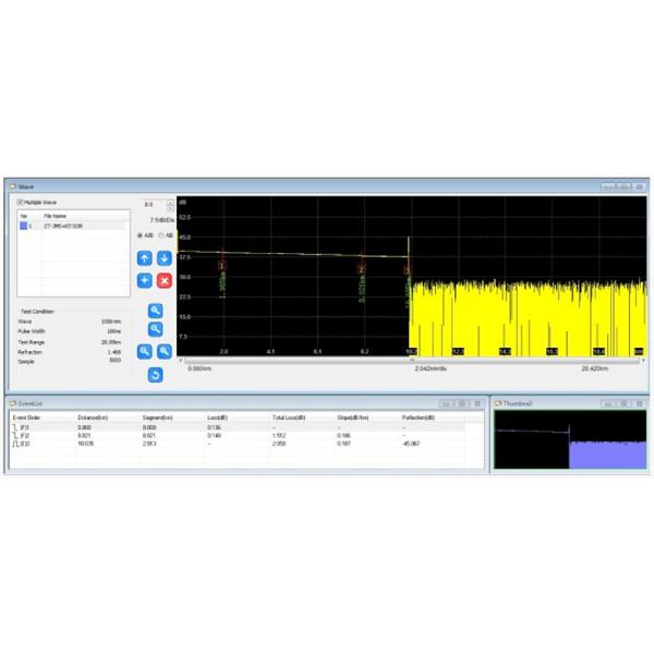 FHO5000 FTTH Fiber Optic Tools OTDR Manual Optical Time Domain Reflectometer