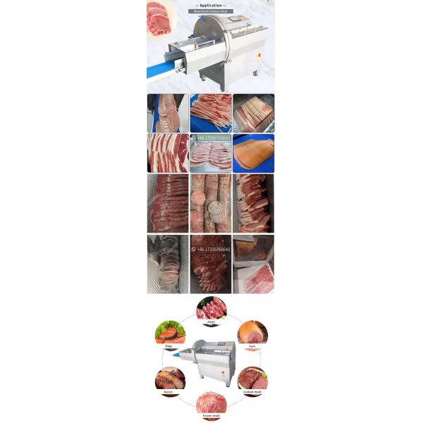 Suitable for Duck Breast Chicken Pork Beef Large-Scale Automatic Meat Cutting Machine