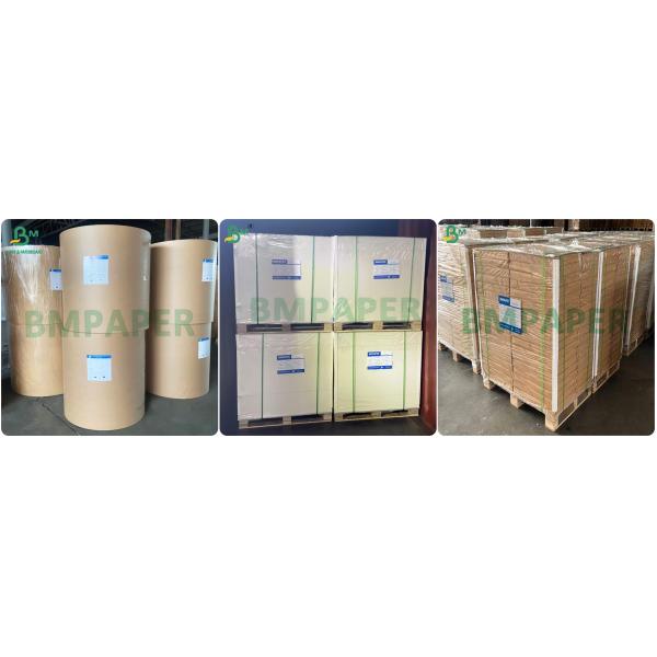 Single Glazed White Kraft Paper One Smooth Shiny Side One Matte Side