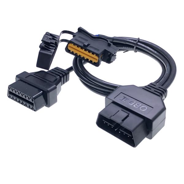 Engine Analyzer Motorcycle 3PIN To 16PIN OBD2 Adapter Compatible With SYM Motorbike