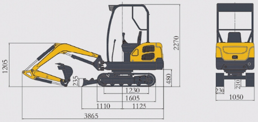 Katop JH18 mini excavator 1.8ton