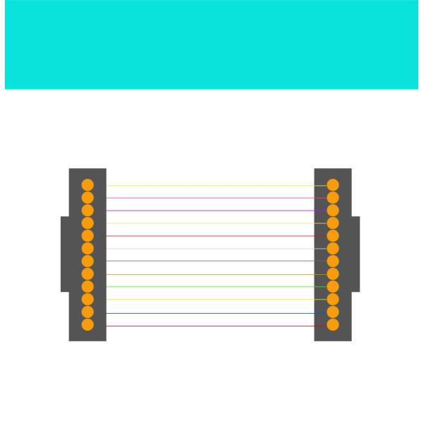 8 Core 12 Core 16core OM4 Fiber Optic Patch Cord Mpo Mtp Patch Cord Polish Type UPC To UPC