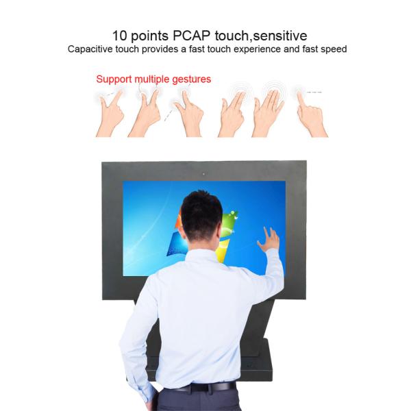 Standing 2500nits IP65 Android digital signage outdoor displays