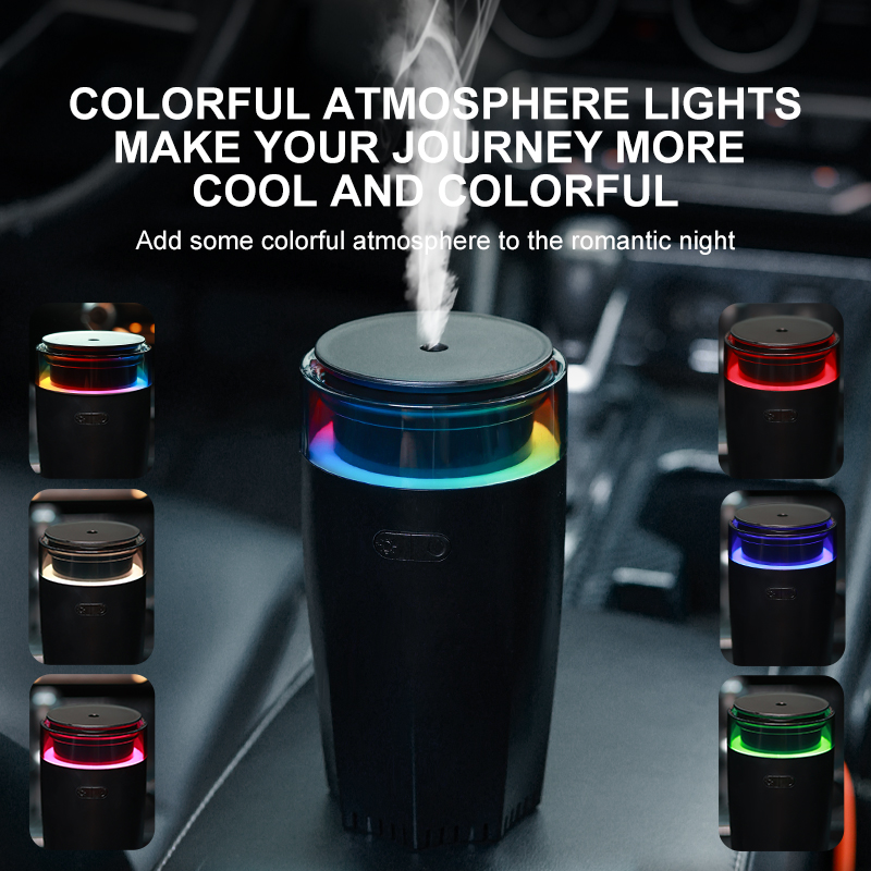 80ml Portable Air Freshener Electronic Customized Aromatherapy Type-c Auto Perfume Oil Home Car Essential Oil Aroma Diffuser
