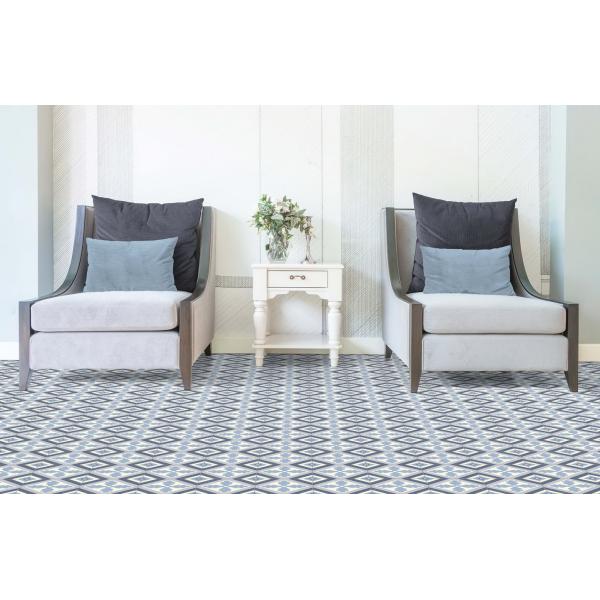 Gray White Ceramic Rustic Tile 250x250mm for Indoor Floor
