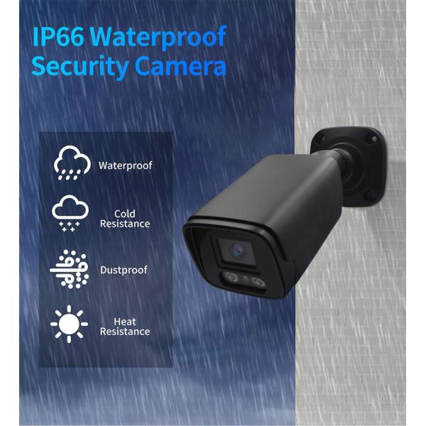 Customized 4CH 4MP IP Camera Kit for Outdoor Bullet Camera Security Surveillance