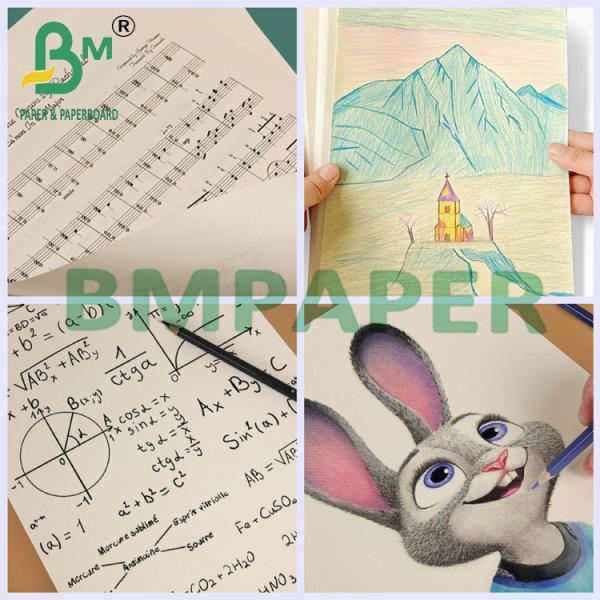 100% Wood Plup Compostable Beige Bond Paper For Offset Printing