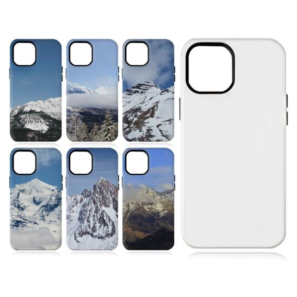 Dual Layer 3D Sublimation Tough Phone Case For Iphone 12
