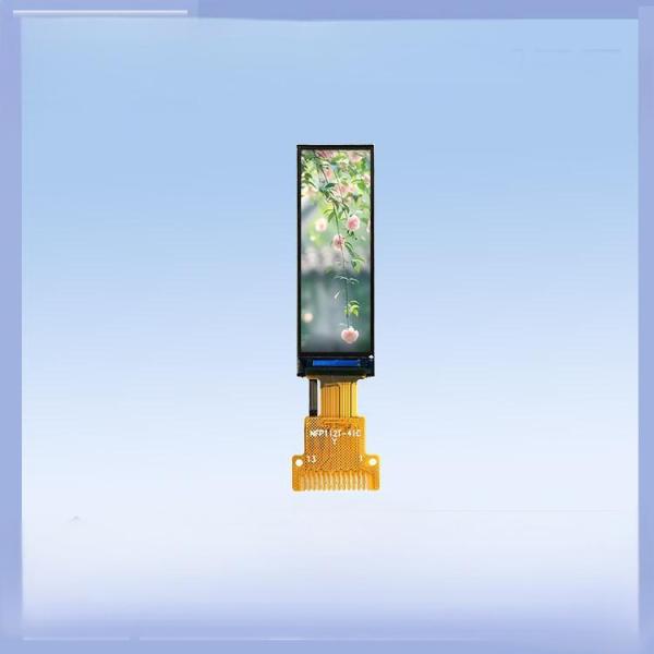 1.12-inch IPS TFT LCD Screen | 50×160 Dot Matrix Serial Screen with GC9D01 Driver, Special for Industrial Equipment Status Bars / Smart Wearables,