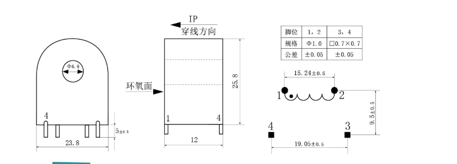 TA8348-250 TA8348N-250 TA8348S-250 Current transformer