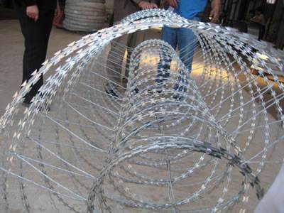 Welded Concertina Razor Security Fence Mesh