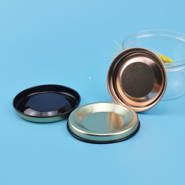 150mm Wine Paper Tube Rose Gold Gloss Tinplate Lid