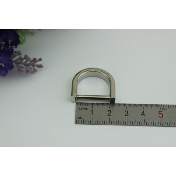 Classical design removeble light gold 20mm D ring buckle,hanging plating bag d-ring