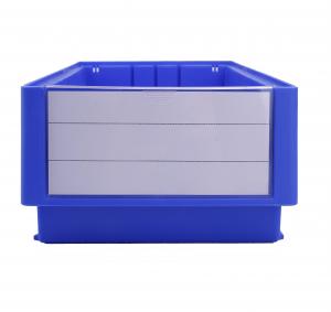 China Stacking Warehouse Bolt Parts Heavy Duty Plastic Bin with Divider 100% PP Material on sale