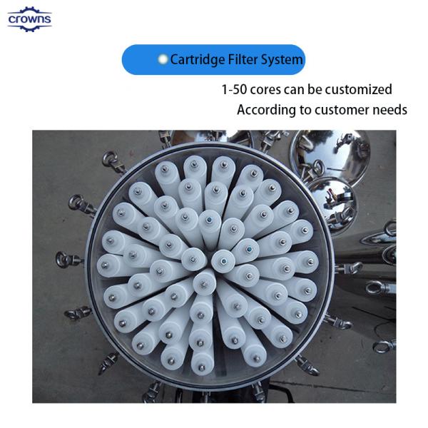 Customizable Multi Cartridge Filter Housing for Various Applications