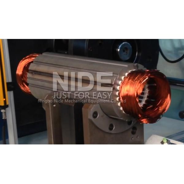 Long Stack Length Pump Stator Coil Forming Machine Horizontal Type