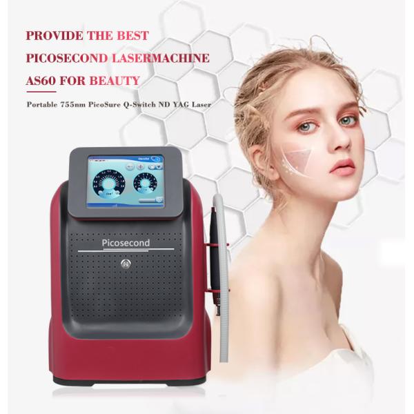 Efficient Carbon Peeling Laser Picosecond Tattoo Removal Machine with 3 Wavelength 755nm 1064nm 532nm