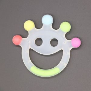 China Custom Food Grade Silicone Infant Bite Toys 5 Finger Design on sale
