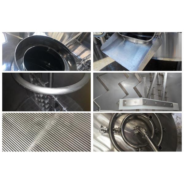 PLC Controlling Beer Fermentation Energy Saving 50BBL Industrial Brewing Equipment