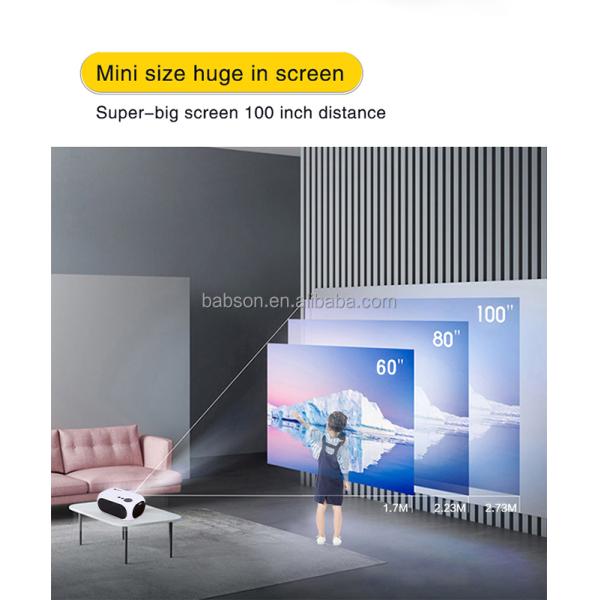 For Salange M24 Full HD LED Mini Projector Pocketable Android/iOS 11 Operating System 1080P Computer Projector Star 202 Game