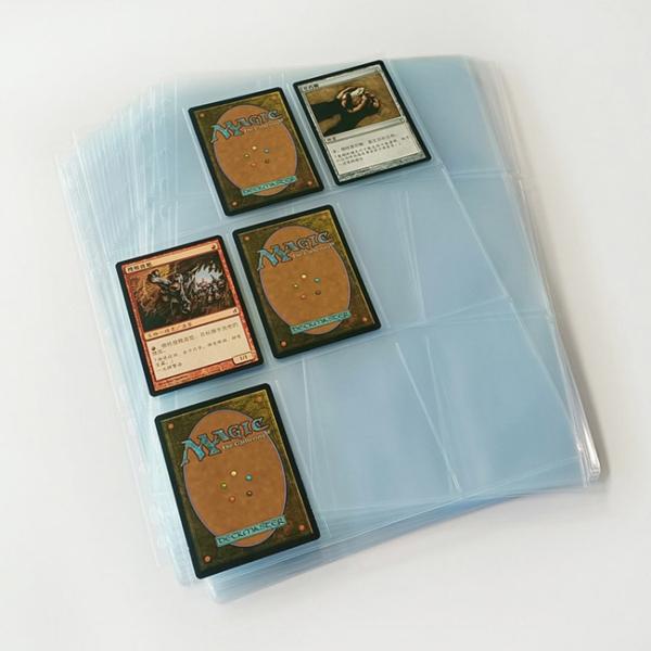 9-Pocket trading card pages side view