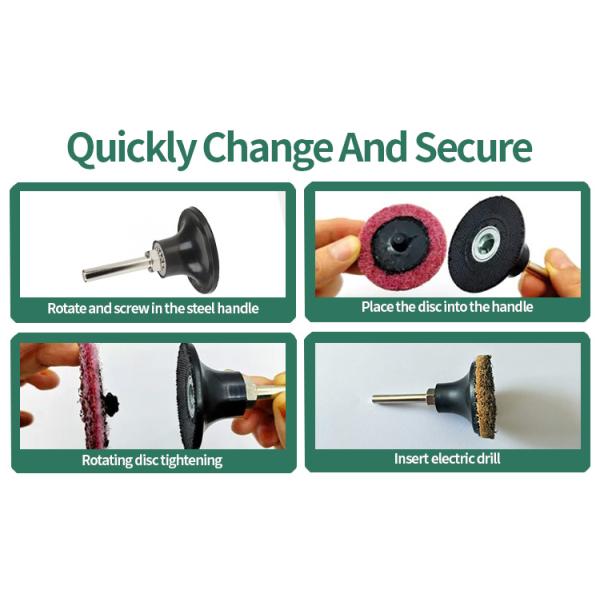 Surface Conditioning Abrasive Discs for Quick Change Sanding and Polishing Needs