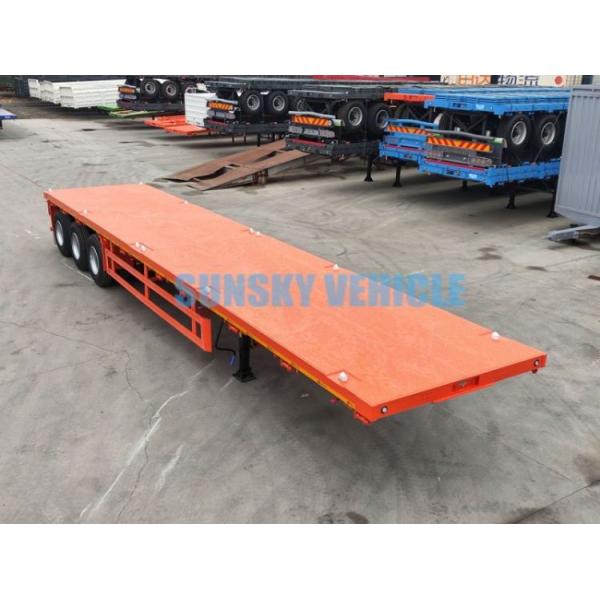 Container Flatbed Trailer 3-Axle Flatbed Trailer 40ft Flatbed Trailer
