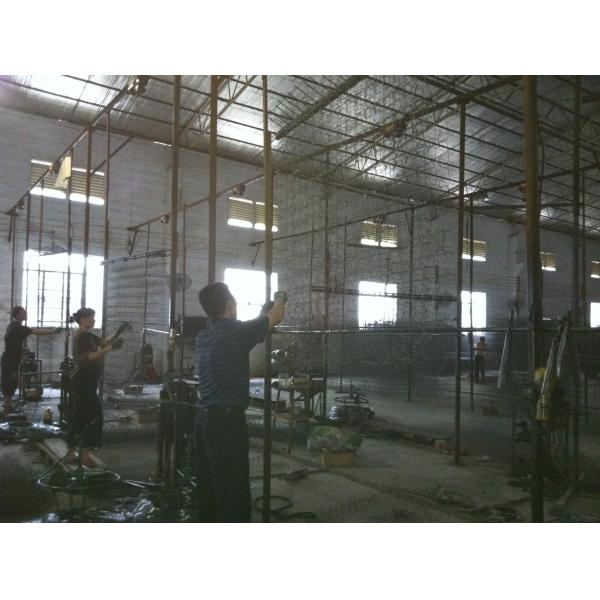 Continuous Durable Wire Mattress Spring Coil , Mattress Filler Spring Heat Treatment