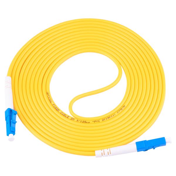 3m LC UPC To LC APC Simplex Single Mode Fiber Patch Cord