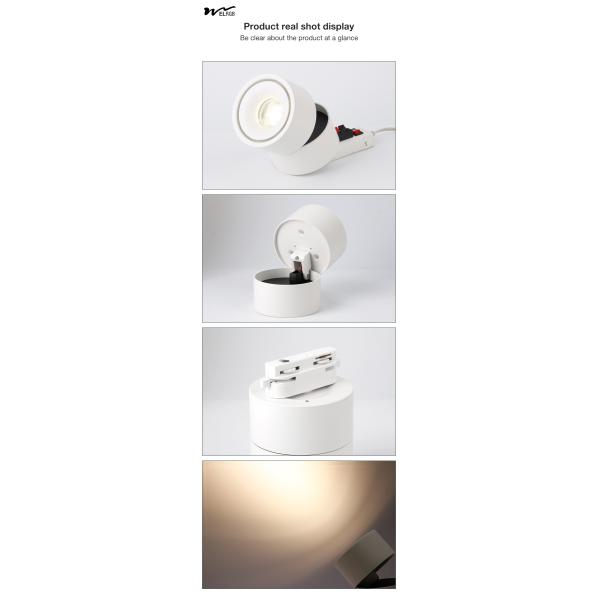 Remote Control Switch Mode LED Cylindrical COB Open-Mounted Downlights for Smart Home