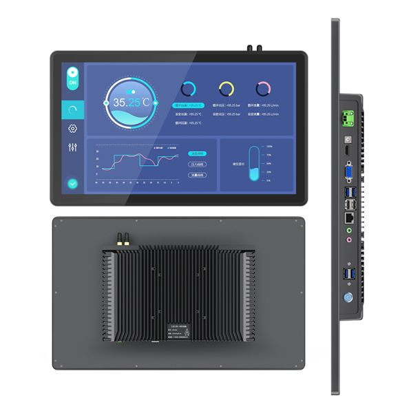 Rugged 17'' LCD 1920x1080 Intel Projective Capacitive Touch Panel PC IP67 Waterproof Rating Stock Industrial Marine Control 1