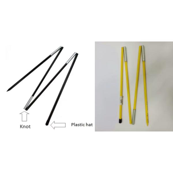 Pro Golf Swing Trainer Aid - 3-in-1 Foldable Alignment Rods for Practice & Drills