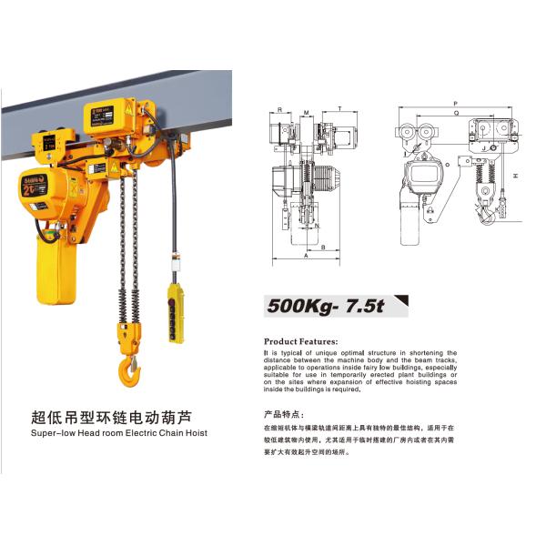 Electric chain hoist 0.5~20T
