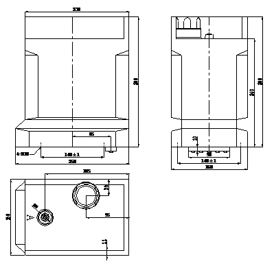 Fully Enclosed Indoor Medium Voltage Transformer Single Phase With Inbulit Fuse