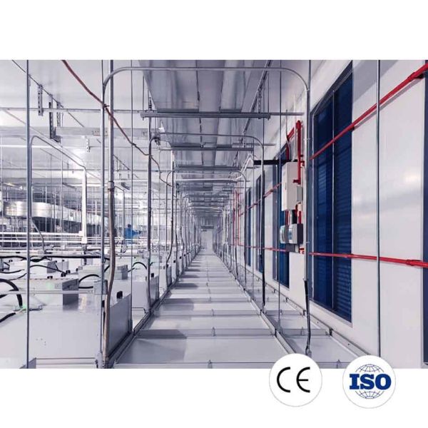 Clean Room For Plant Modular Cleanroom Weight KG 1000 Sandwich Panels Door Cleanliness