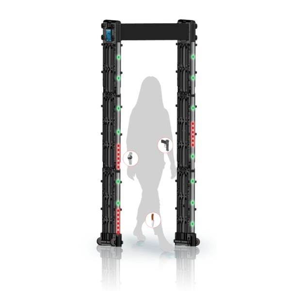 Anti Interference 24 Detecting Gate Metal Detector , Portable Airport Security Machines